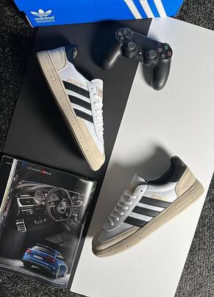 Adidas spezial white beige black