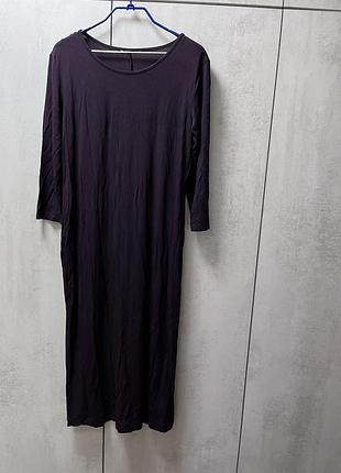 Жіноча сукня міді h&m фіолетового кольору