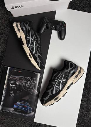 Asics gel-nyc black grey beige