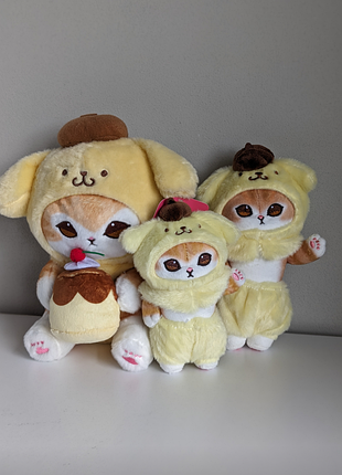 Брелок mofusand pompompurin котик sanrio аніме підвіска м'яка іграшка kawaii 5