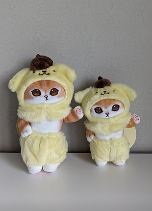 Брелок mofusand pompompurin котик sanrio аніме підвіска м'яка іграшка kawaii 4