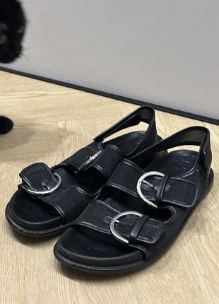 Сандалі zara 39 розміру чорні