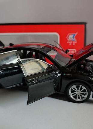 Коллекционная металлическая игрушечная модель honda accord в масштабе 1:24 брендовая премиум качества