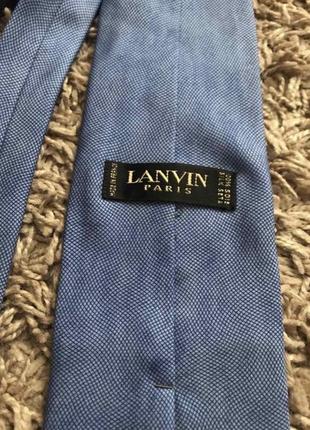 Шовковий галстук lanvin2 фото