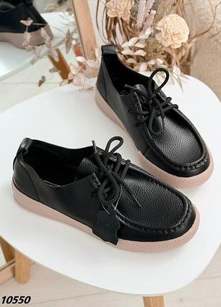 🖤🤎мокасины черные, натуральная кожа