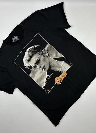 Чоловіча бавовняна  мерч футболка reckless david bowie розмір xl