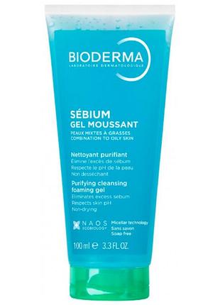 Очищающий гель bioderma sebium gel