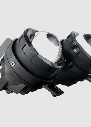 Led противотуманные фары ea для chevrolet cruze / шевроле круз (2009-2014), комплект птф с линзами, 45w, 8000lm, 6000к белый