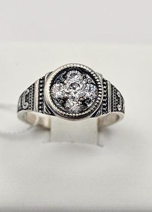 Кільце срібне "спаси і збережи" 15,5 1,90 г