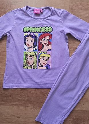 Пижама с принцессами disney от primark 4 - 5 лет 104 - 110 см