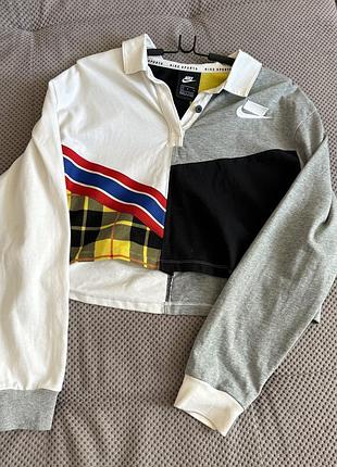 Продам стильну укорочену кофту-поло nike sportswear