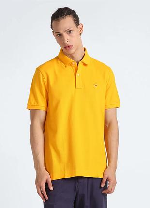 Поло\футболка tommy hilfiger 40`s two ply cotton polo
