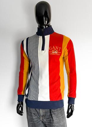 Толстовка gant  men`s zip ¼ sweatshirt