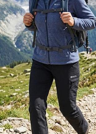 Женские трекинговые штаны с эластан для активного отдыха mountain warehouse l