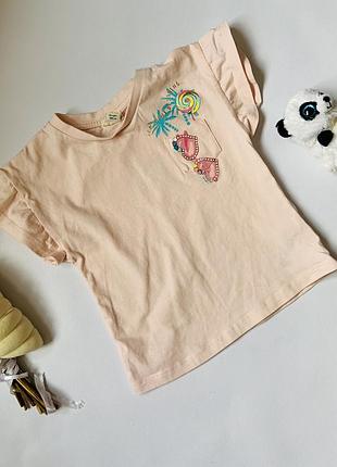 🩷 стильна футболочка river island mini 2-3 роки 🌴🍭