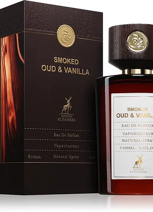 Парфюмированная вода унисекс -	maison alhambra smoked oud & vanilla-100 мл-оаэ
