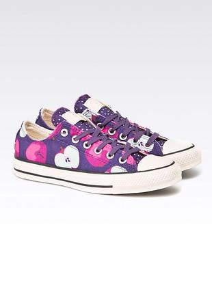 Детские кеды converse chuck taylor all star apple print ox fashion