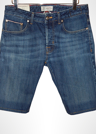 Джинсовые шорты selvedge denim (torino tokio) pt05 pantolone torino. size 31/46
