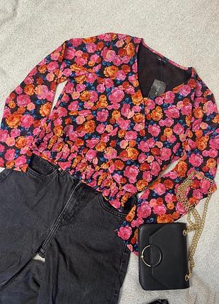 🌸 блуза в квітковий принт від new look 🌸