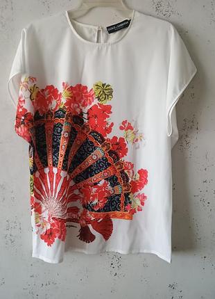 Шелковая блузка dolce & gabbana
