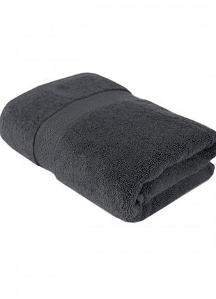 Рушник махровий lotus home — grand soft twist antrasit антрацит 90*150
