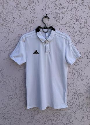 Біла футболка поло adidas оригінал теніска адідас