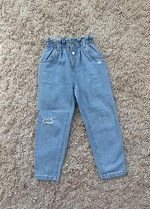 Джинсики дитячі zara 104/110