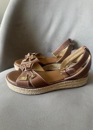 Босоніжки жіночі michael kors ripley leather espadrille sandal