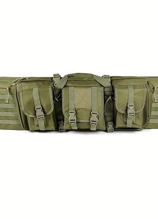 Сумка чехол для оружия n136 118 см рюкзак оружейный олива зеленая