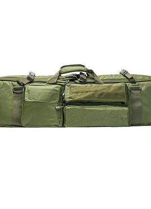 Сумка чехол для оружия m249 100 см рюкзак оружейный олива зеленый