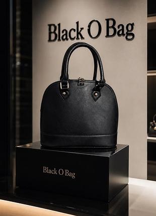 Елегантна дамська чорна сумка black o bag.