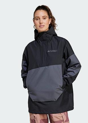 Анорак вітровка дощовик adidas terrex жіноча без картонної бірки розмір с jf1359