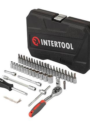 Набір інструментів 1/4" 48од intertool et-9048 2