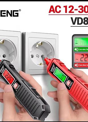 Отвертка индикаторная aneng vd807 бесконтактный тестер 12-300v указатель напряжения и фазы