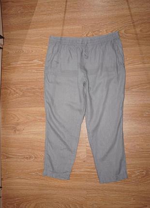 Женские льняные брюки h&amp;m
