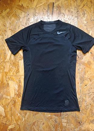 Оригинальная компрессионная футболка nike training pro 828178-010