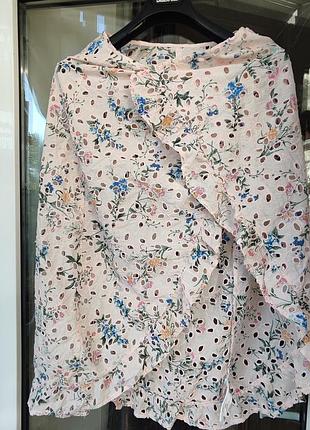 Нежная юбка миди asos из прошвы в цветочный принт 🌸 идеальна для лета и моря!