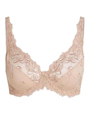 Бежевий бюстгальтер м'яка чашка hunkemoller 90e