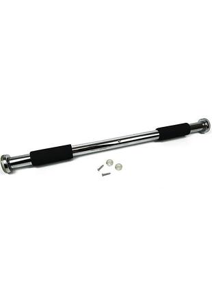 Раздвижной распорный турник easyfit 83-130 см хром