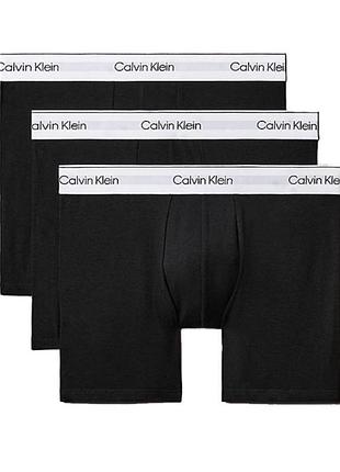 Набір чоловічих боксерів calvin klein 3-pack boxershorts, ‘boxerbrief’- zwart
