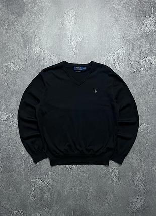 Vintage винтажный лонгслив polo ralph lauren поло ральф лаурен big pony big pony биг пони size m размер м