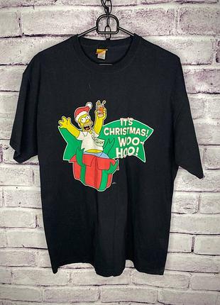 Christmas simpsons вінтажна футболка чоловіча