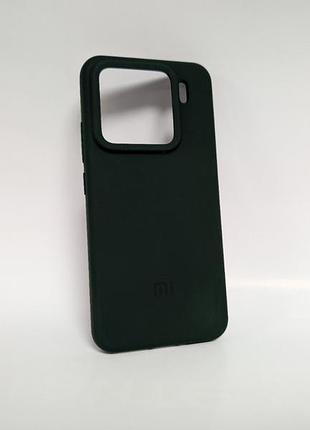 Чехол для xiaomi 15, lakshmi logo, мягкий, противоударный, софт тач, зеленый