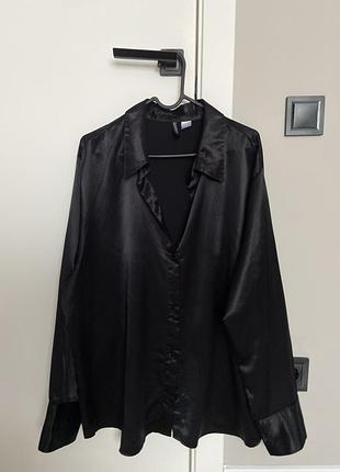 Чорна жіноча сорочка h&m