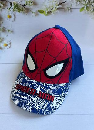 Кепка на мальчика синяя человек-паук spider-man marvel, размер 54 см