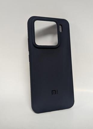 Чехол для xiaomi 15, lakshmi logo, мягкий, противоударный, софт тач, синий