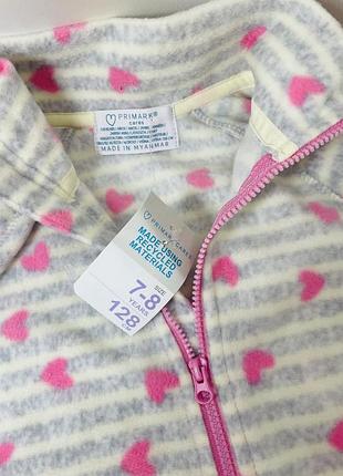 Флісова кофта primark для дівчинки 128 3