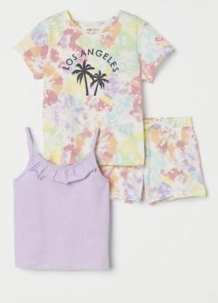 Літній комплект футболка шорти h&m