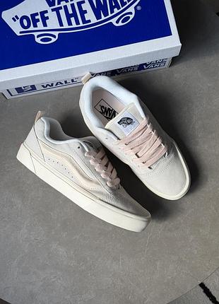 Кроссовки vans knu skool sorbet pastels pink кеды
