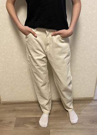 Джинси жіночі pull&bear бежеві